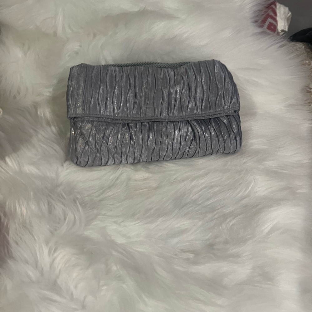 Chic Silver Clutch for Women